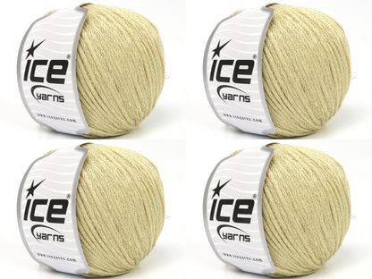 Viscose Glitz Dark Cream fnt2-84728