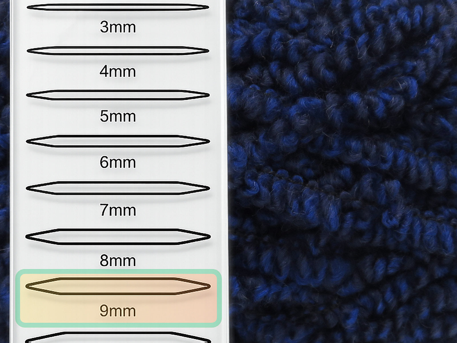 Merino Boucleron Navy, Blue fnt2-84738