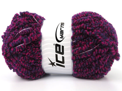 Merino Boucleron Purple, Dark Fuchsia fnt2-84739