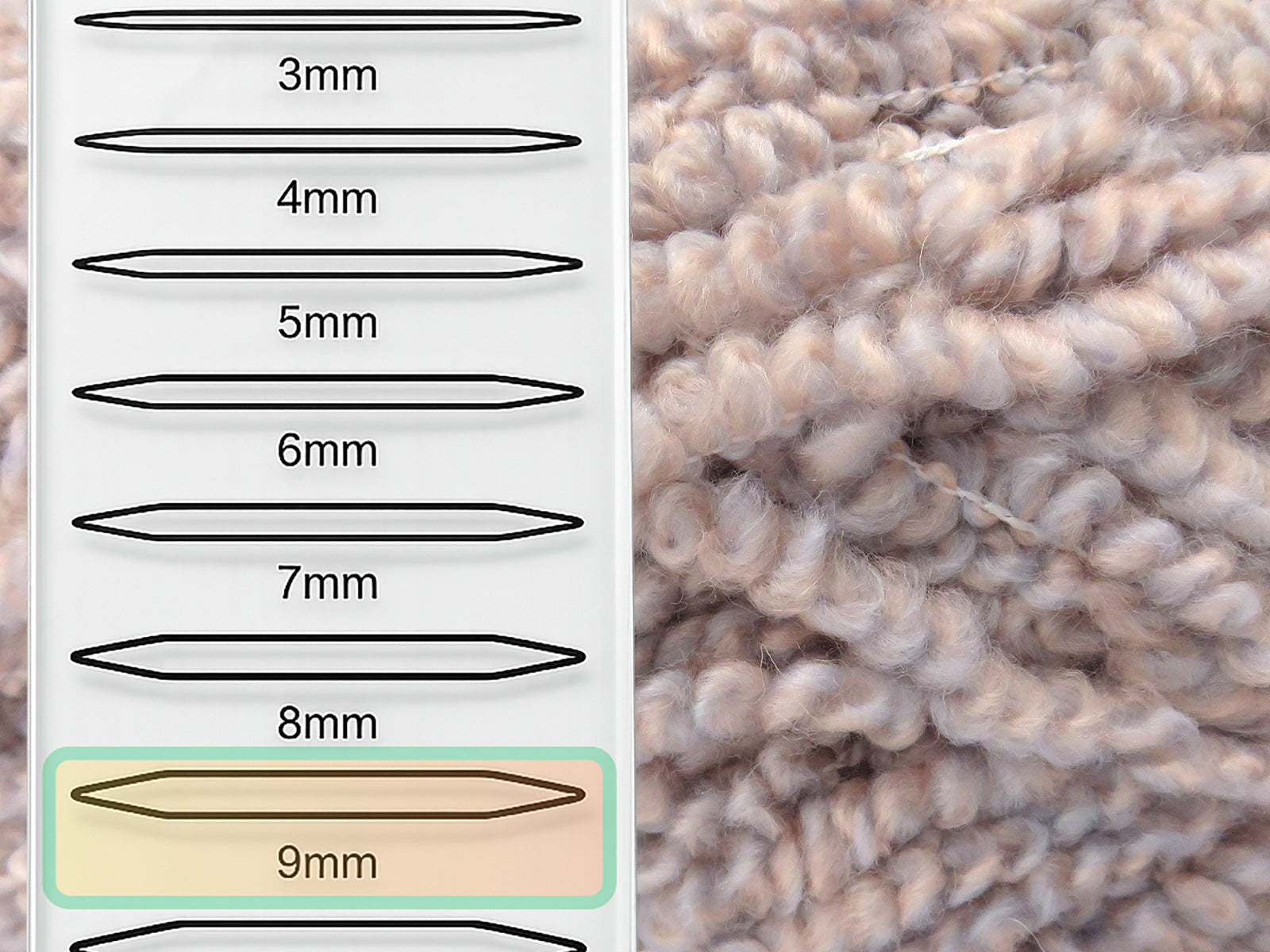 Merino Boucleron Light Blue, Light Salmon fnt2-84741