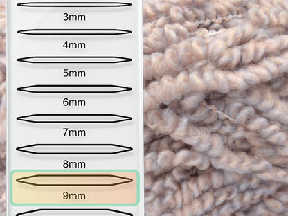 Merino Boucleron Light Blue, Light Salmon fnt2-84741