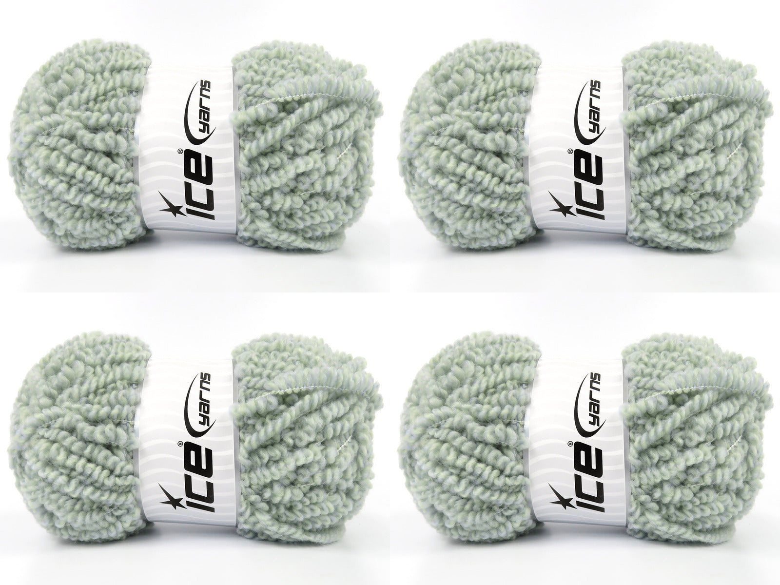 Merino Boucleron Light Blue, Light Mint Green fnt2-84742