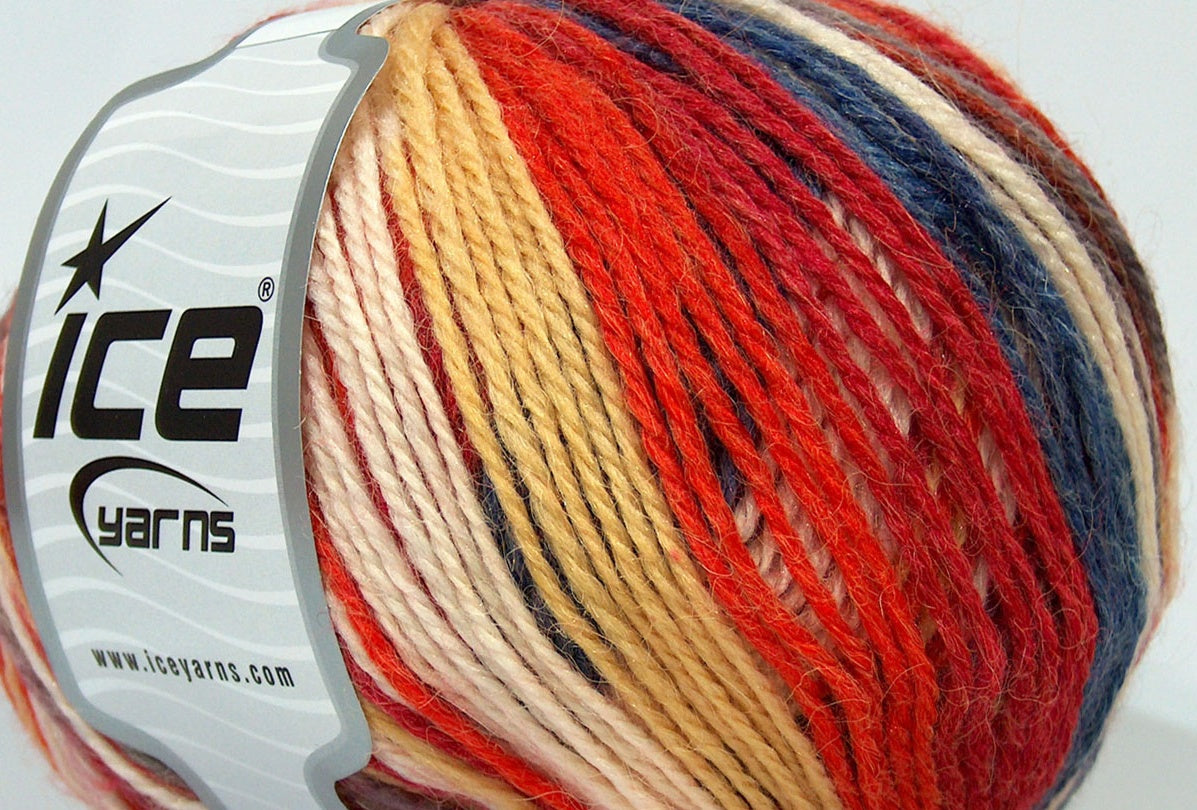 Ridgeville Red, Orange, Gold, Cream fnt2-84787