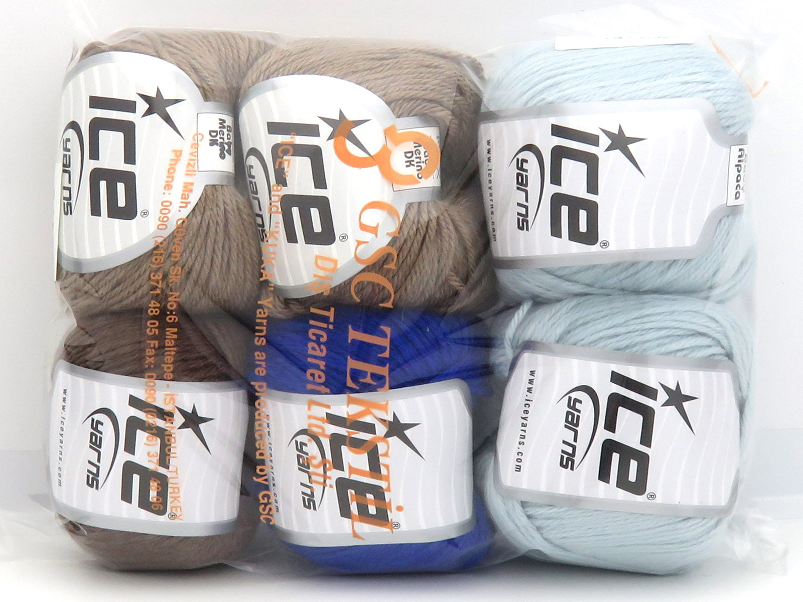 Mixed Lot Multicolor Baby Alpaca - Baby Summer DK Yarns fnt2-84797