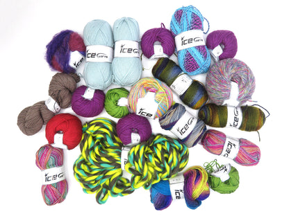 Mixed Lot Multicolor Luxury Yarns fnt2-84813