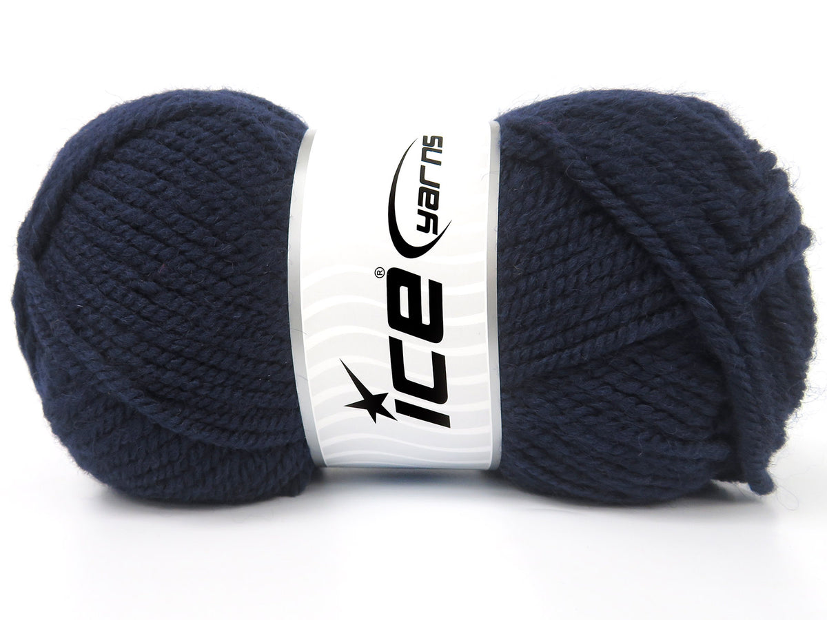 Shetland Bulky Navy fnt2-84830