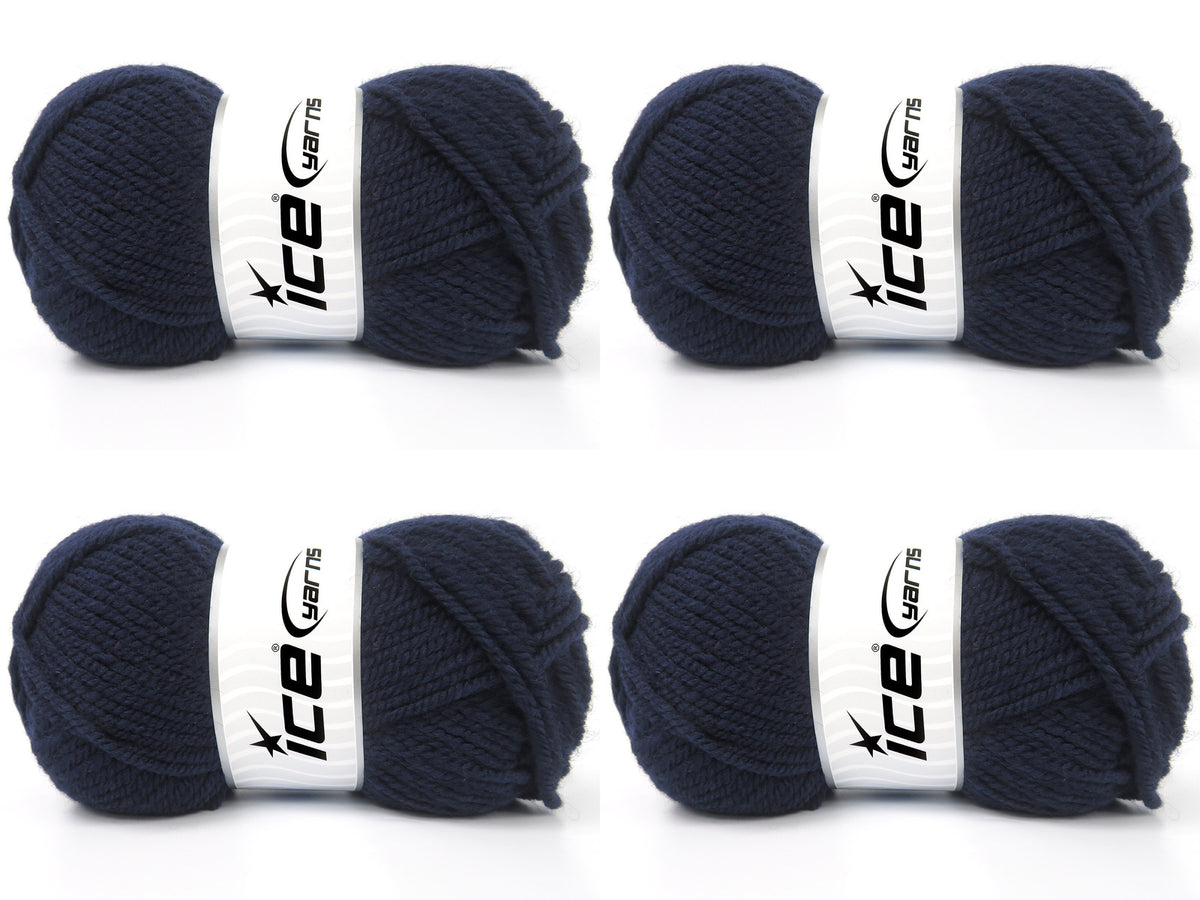 Shetland Bulky Navy fnt2-84830