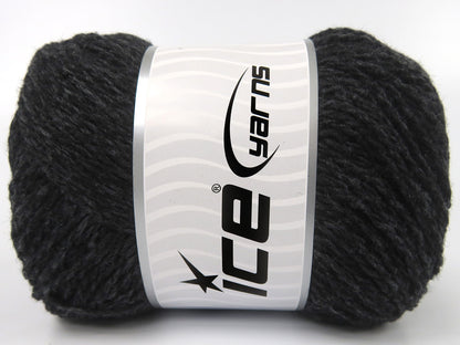 Recycled Wool Anthracite Black fnt2-84886