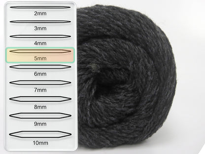 Recycled Wool Anthracite Black fnt2-84886