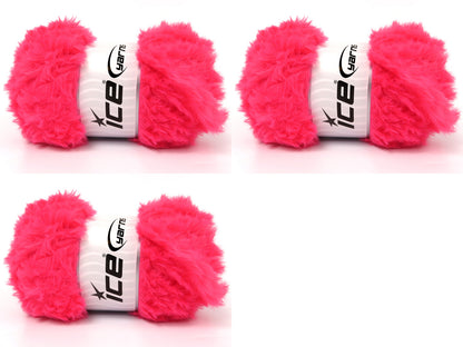 Bunny Fur Neon Pink fnt2-84890