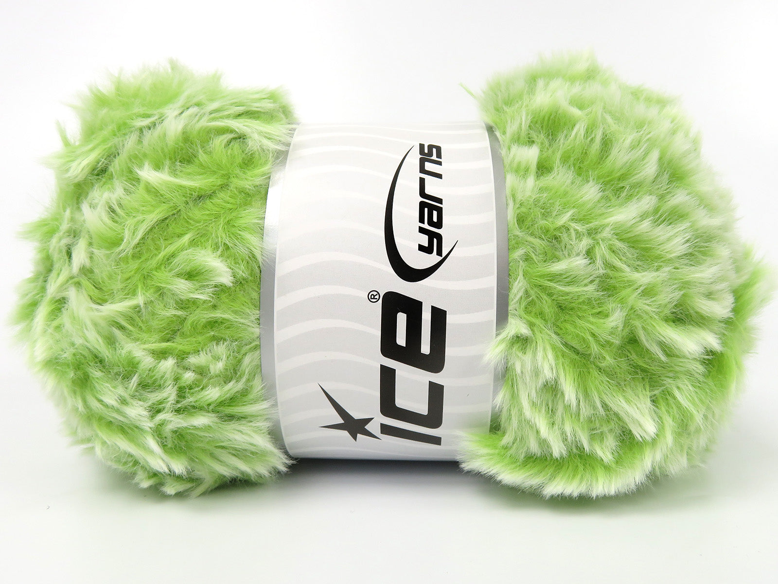 Bunny Fur Pistachio Green, White fnt2-84891