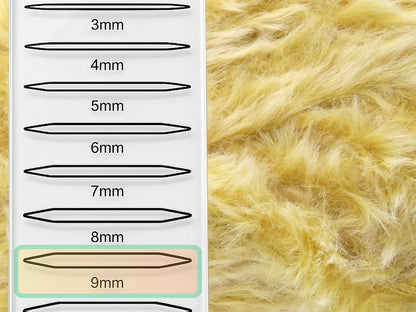 Bunny Fur Light Gold, White fnt2-84892