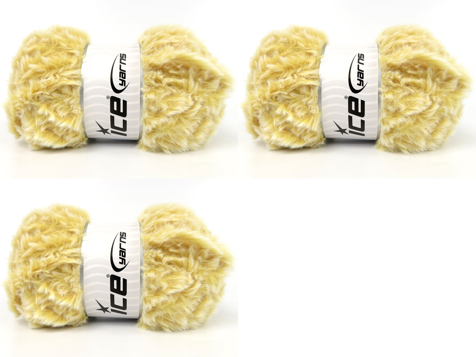 Bunny Fur Light Gold, White fnt2-84892