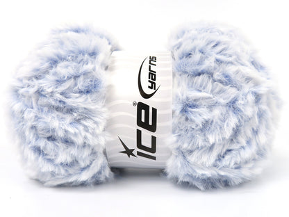 Bunny Fur Blue, White fnt2-84893
