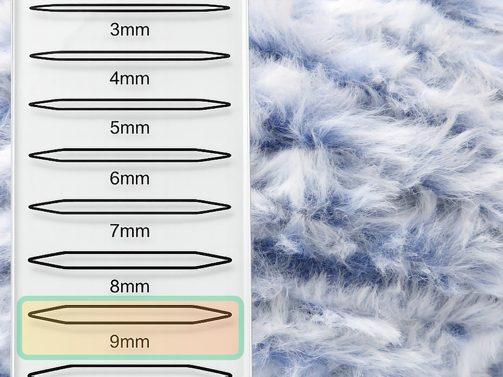 Bunny Fur Blue, White fnt2-84893
