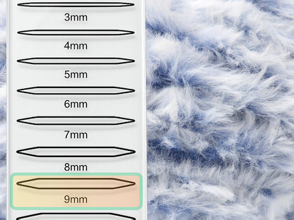 Bunny Fur Blue, White fnt2-84893