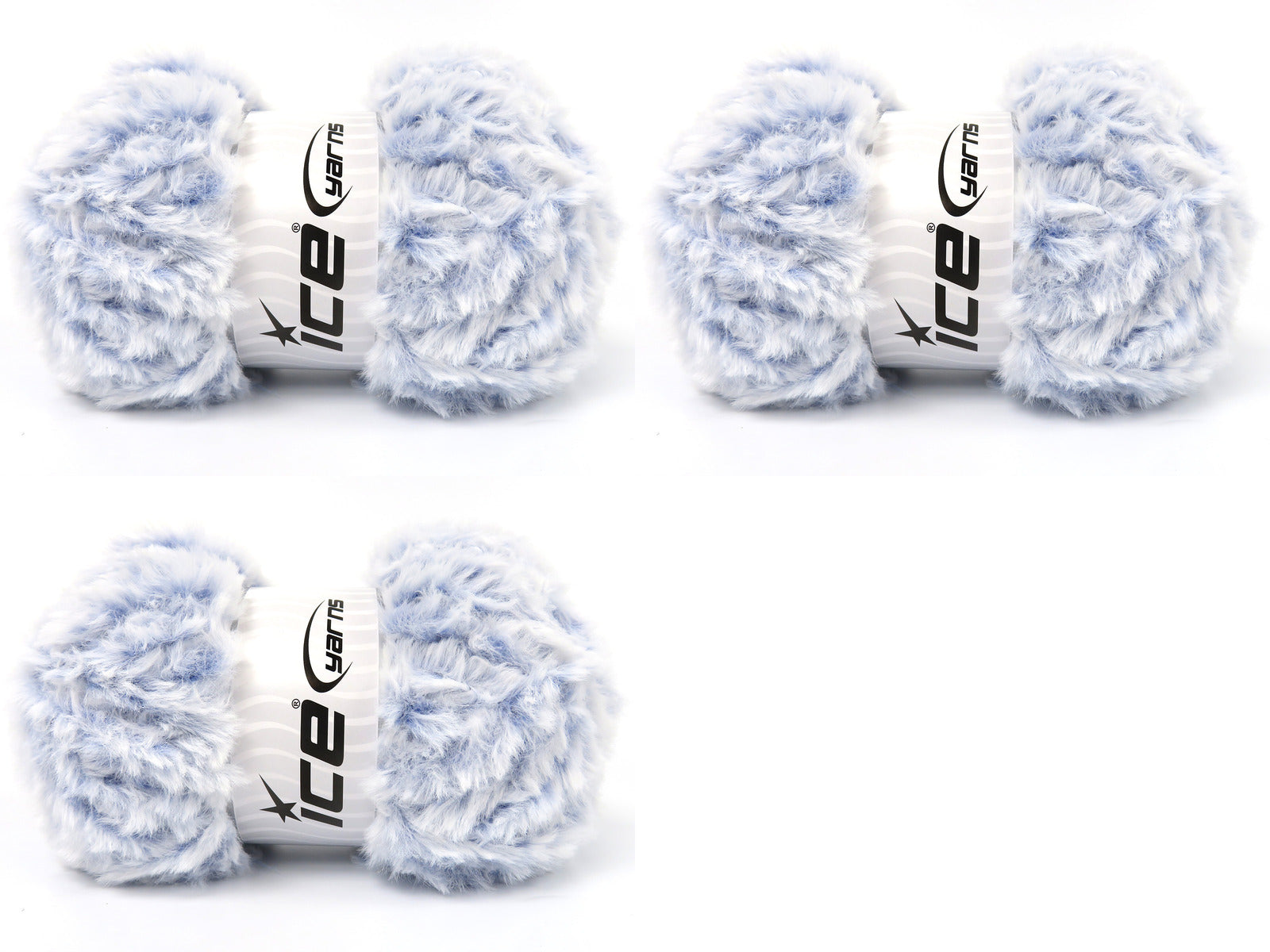 Bunny Fur Blue, White fnt2-84893