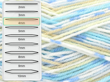 Print Baby Blue Shades, Cream Shades, White fnt2-84901