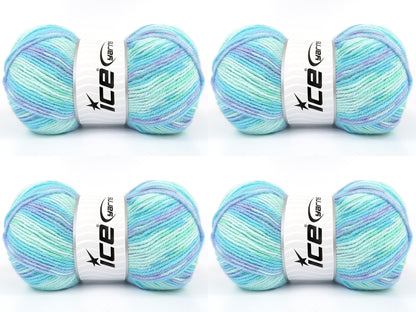 Print Baby Green Shades, Blue Shades, Lilac Shades fnt2-84902