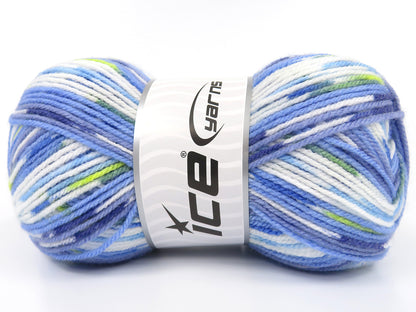 Print Baby Blue Shades, Green Shades, White fnt2-84905