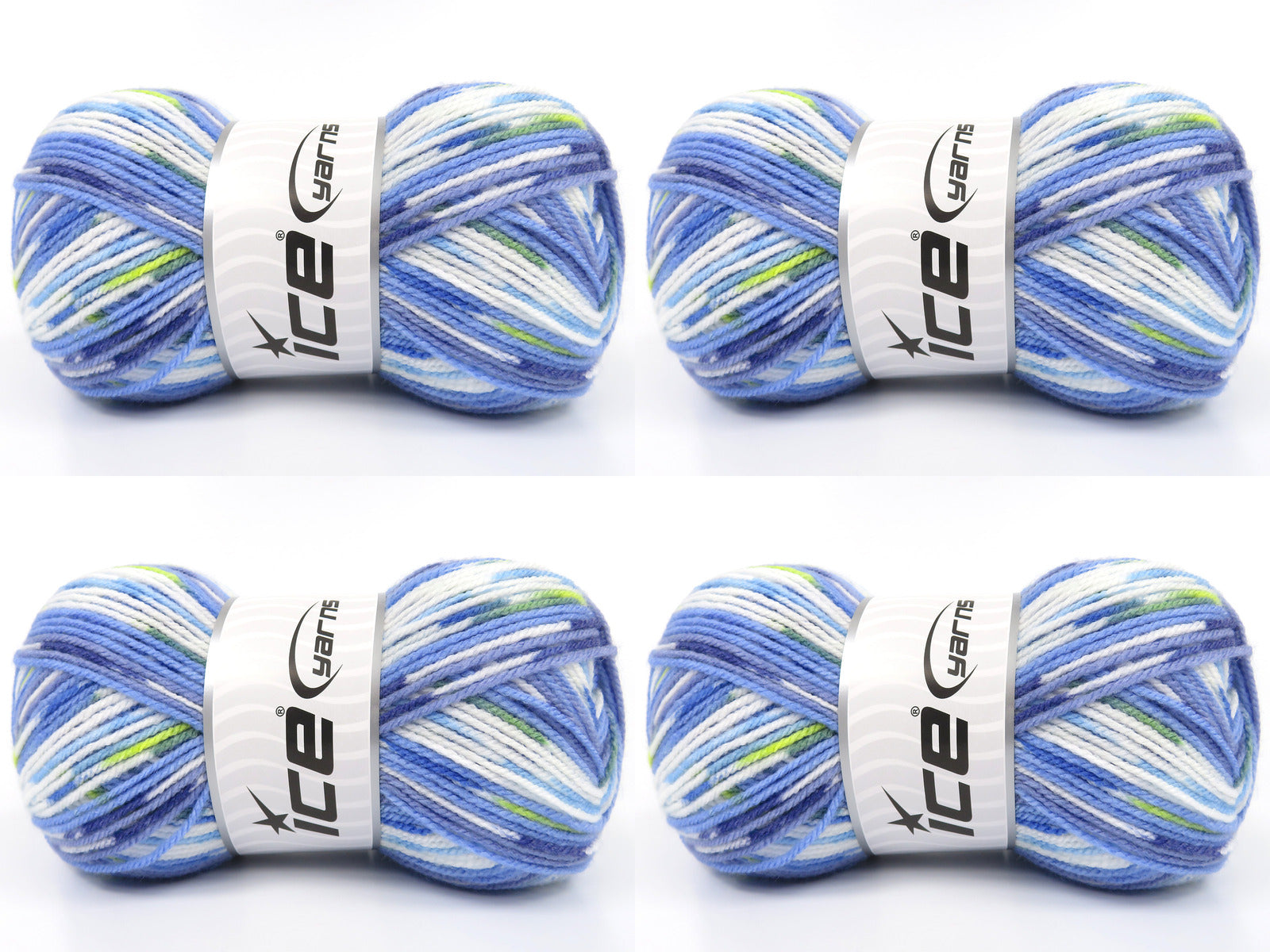 Print Baby Blue Shades, Green Shades, White fnt2-84905