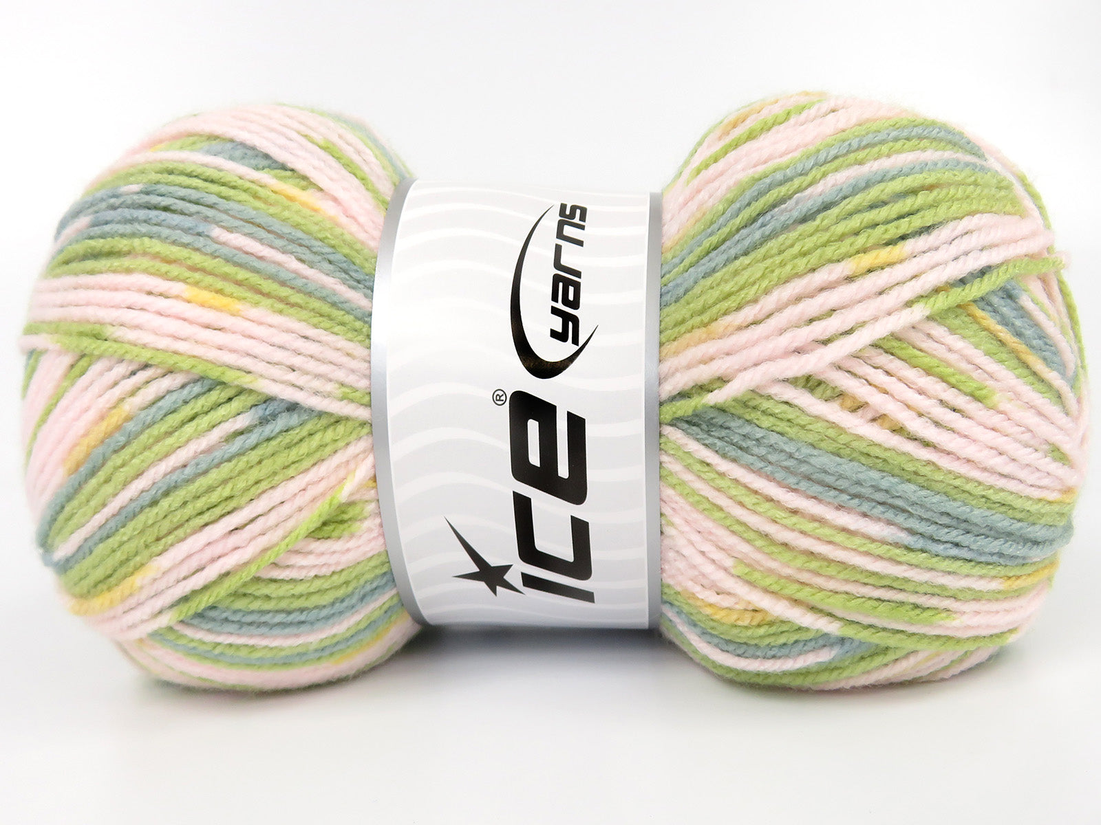 Print Baby Light Pink, Green Shades, Yellow fnt2-84906