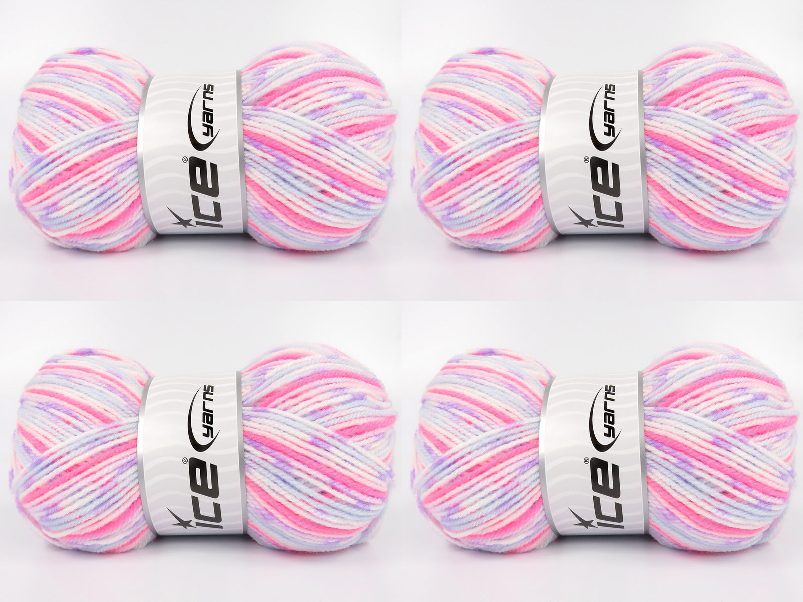 Print Baby Pink Shades, Light Blue, Lilac, White fnt2-84907