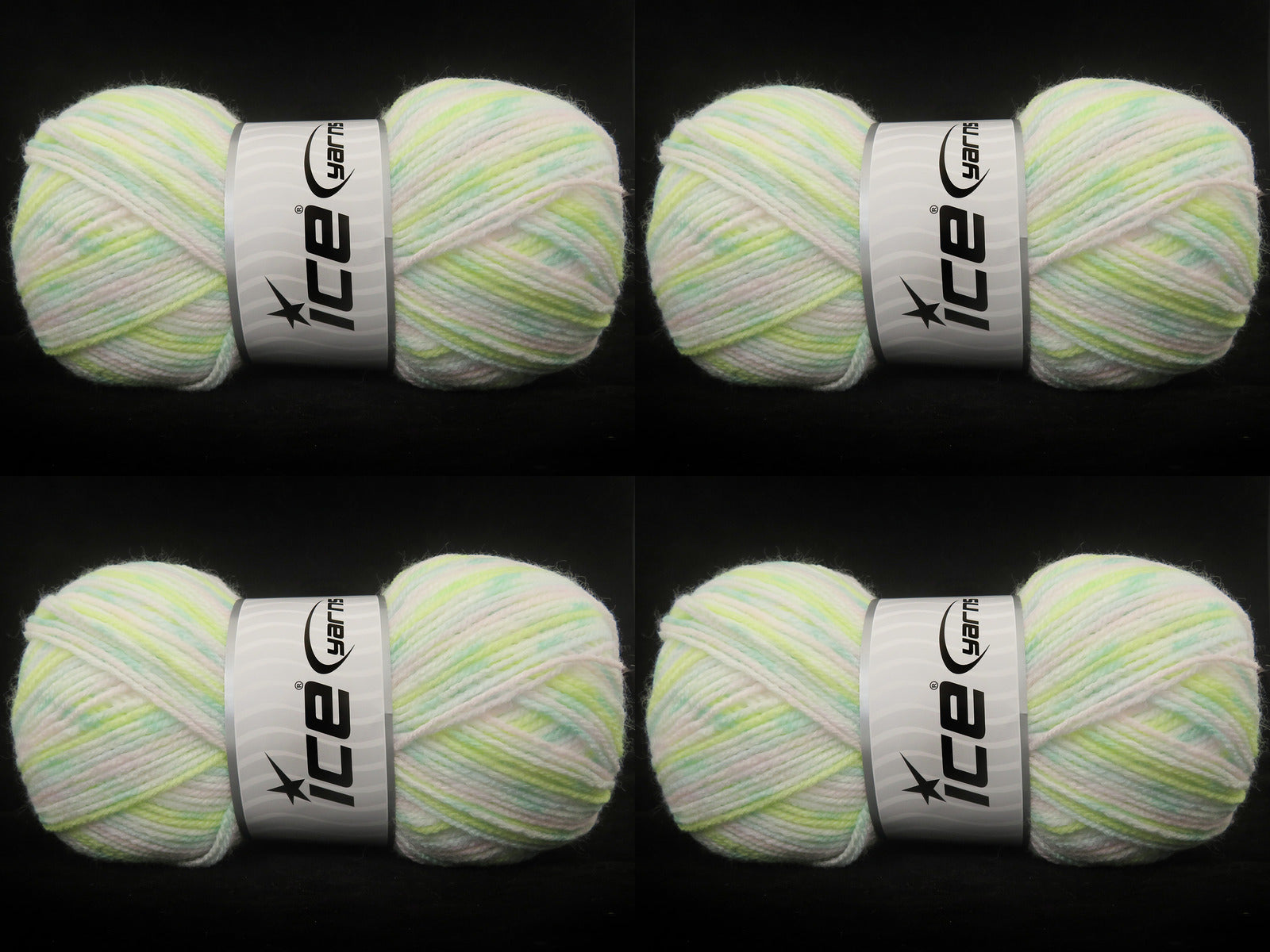 Print Baby Light Pink, Green Shades, White fnt2-84908