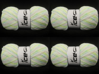Print Baby Light Pink, Green Shades, White fnt2-84908