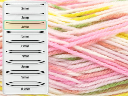 Print Baby Pink Shades, Yellow, Green, Brown, White fnt2-84910