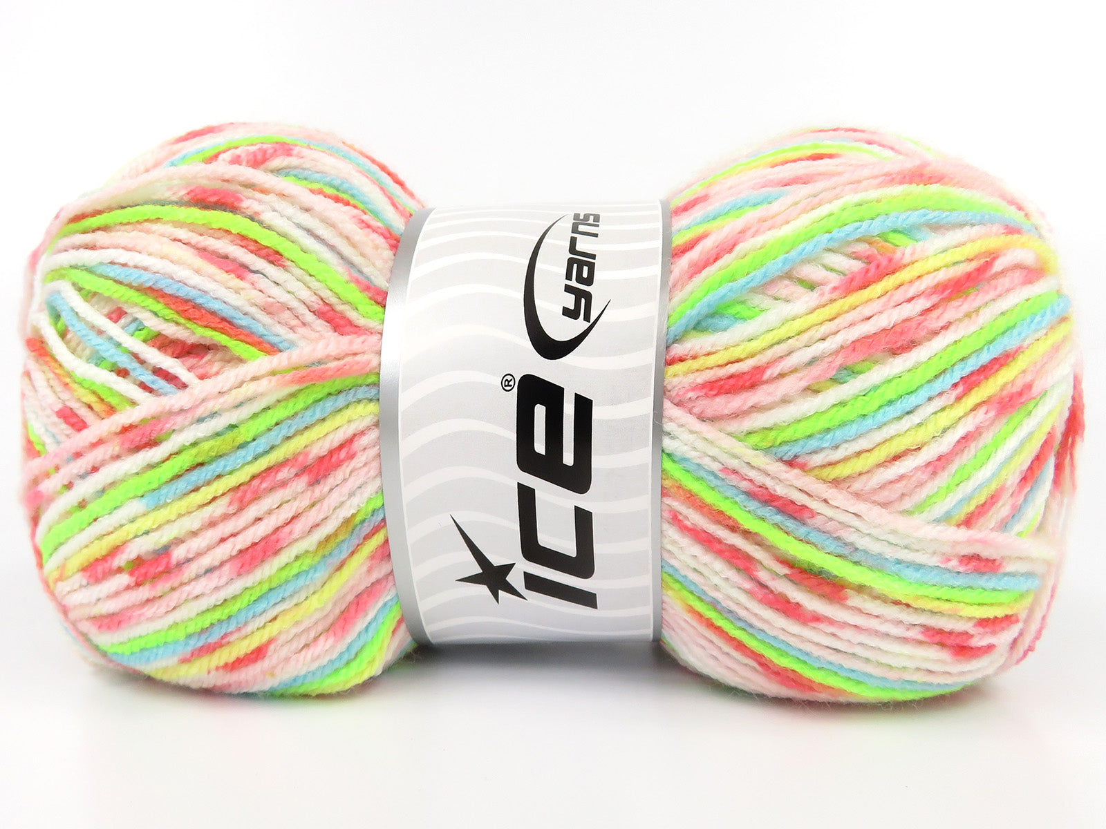 Print Baby Neon Green, Salmon Shades, Turquoise, Light Pink fnt2-84912