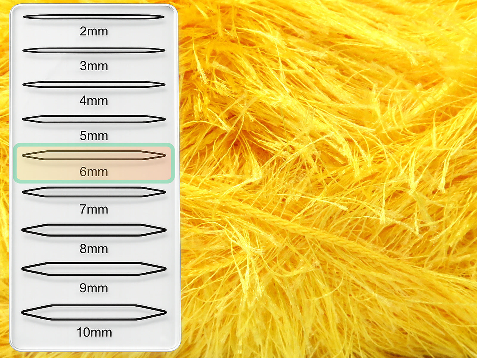 Eyelash 100gr Yellow fnt2-84929