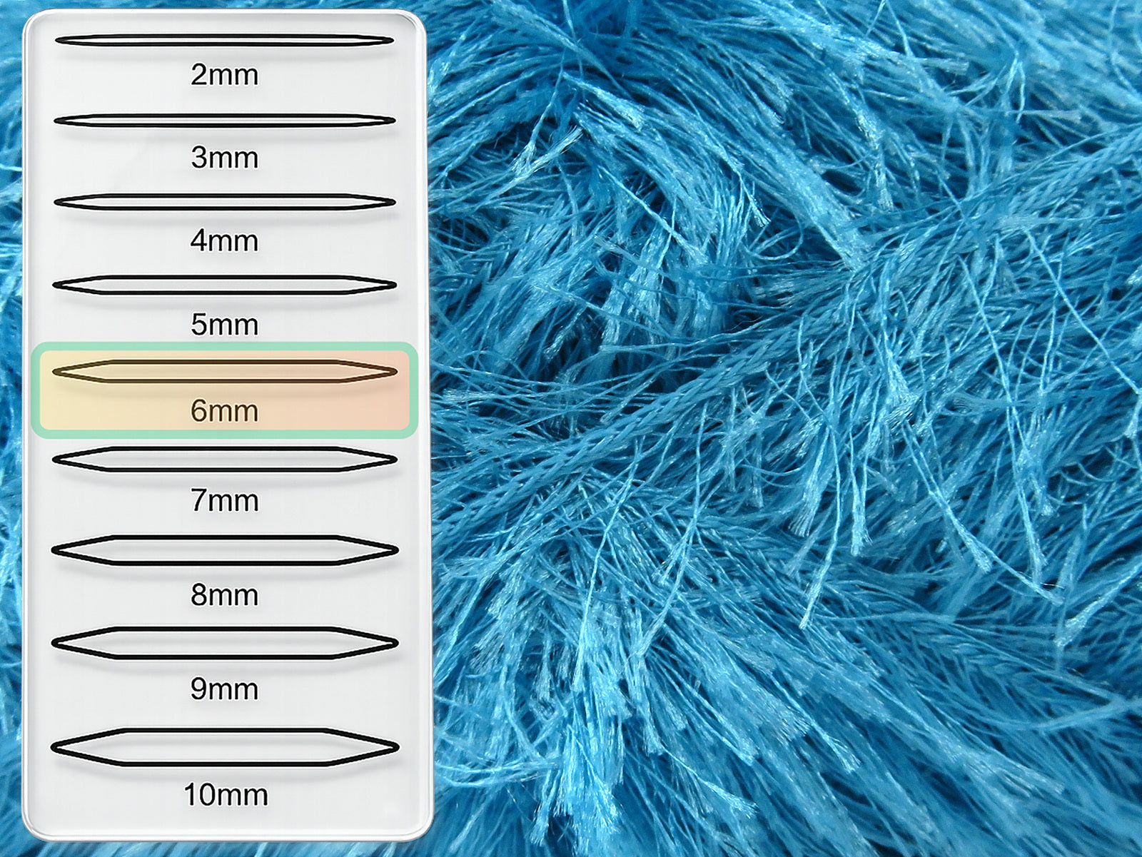 Eyelash 100gr Turquoise fnt2-84930