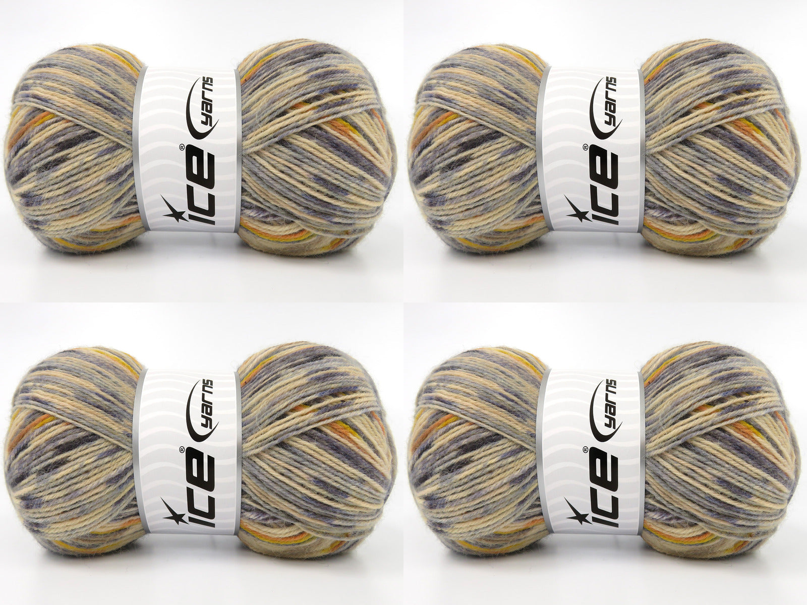 Sock Design Grey Shades, Blue Shades, Gold Shades, Camel fnt2-84936