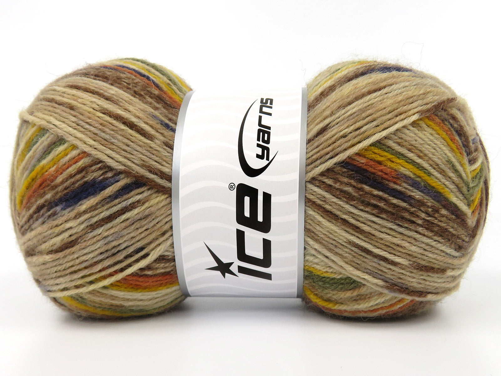 Sock Design Brown Shades, Blue, Gold Shades, Green fnt2-84938