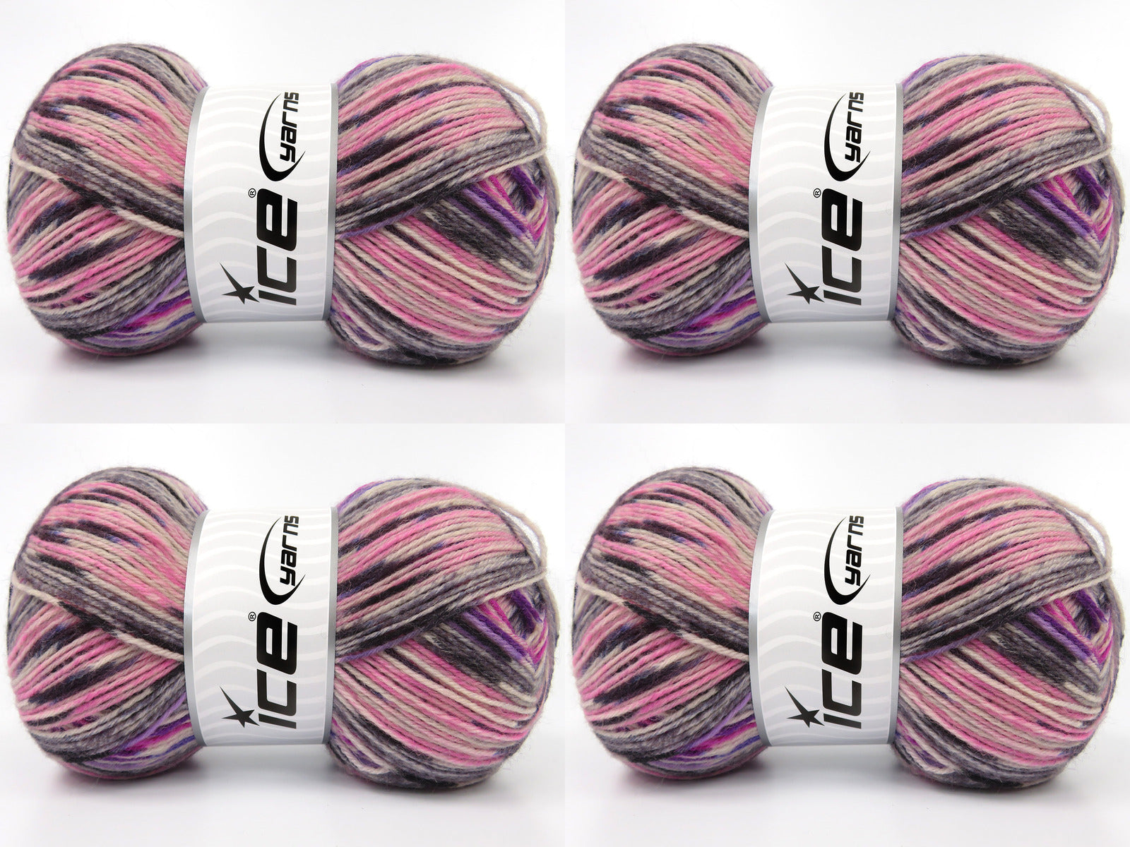 Sock Design Purple Shades, Grey Shades, Pink Shades fnt2-84943