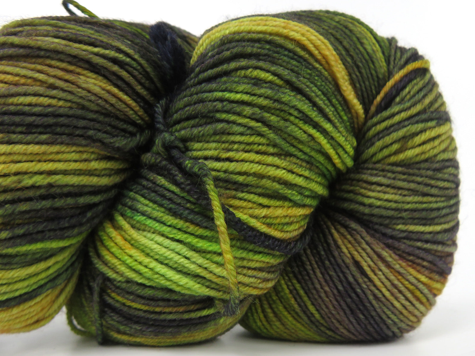 Hand Dyed Sock Merino Green Shades, Yellow Shades, Antrachite Black fnt2-84968