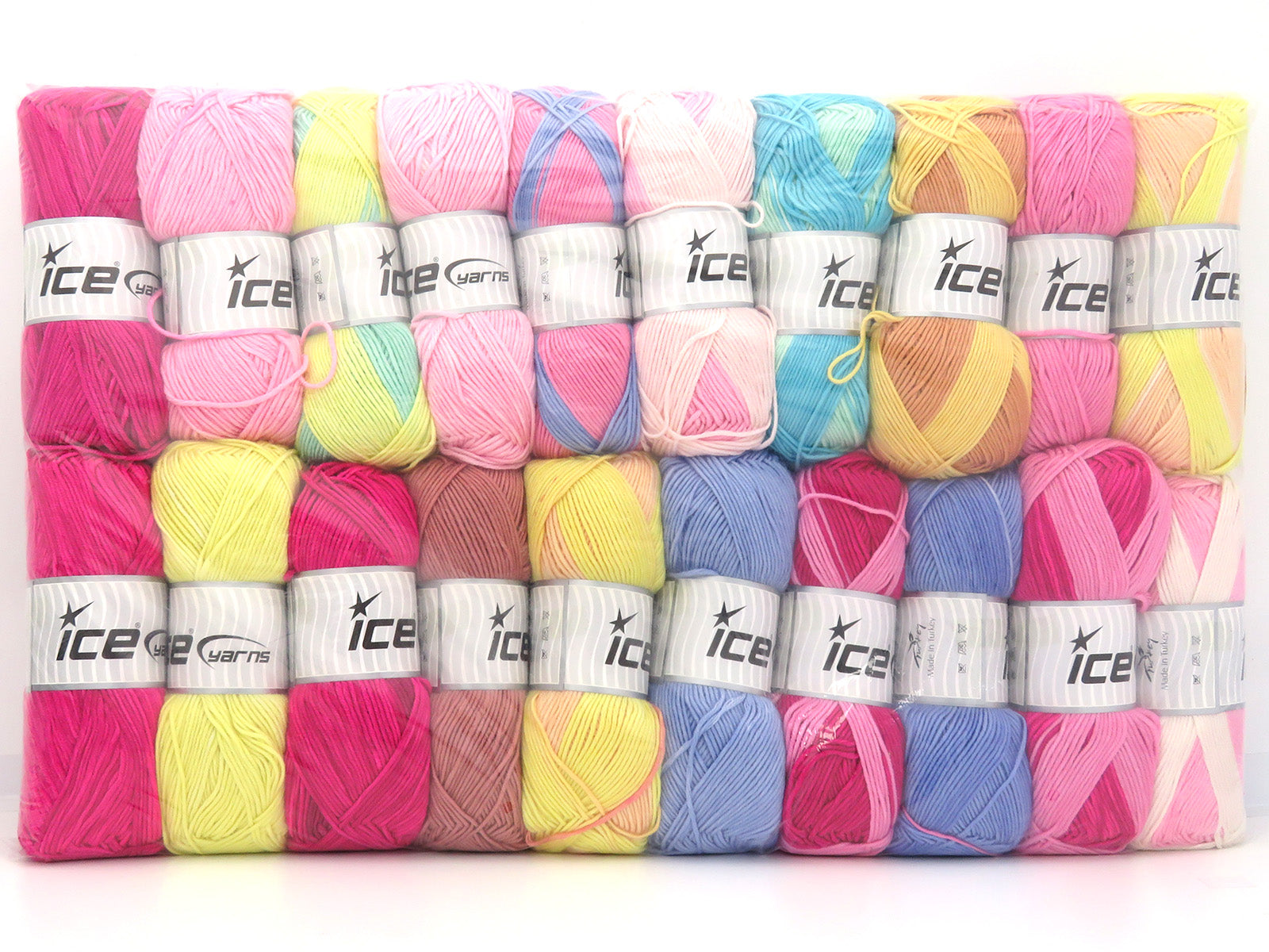 Self Striping Yarns Mixed Lot fnt2-84996