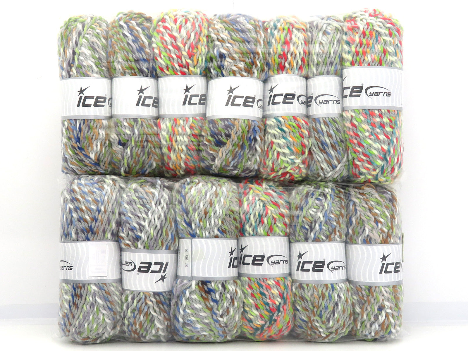 Bulky Self Striping Yarns Mixed Lot fnt2-84998