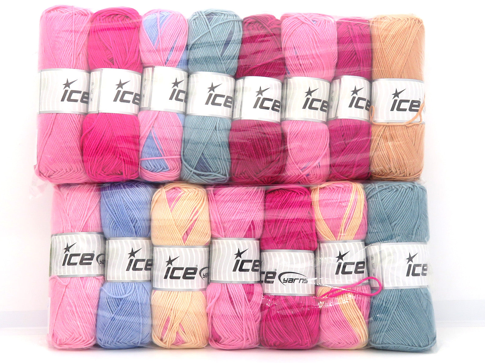 Self Striping Yarns Mixed Lot fnt2-84999