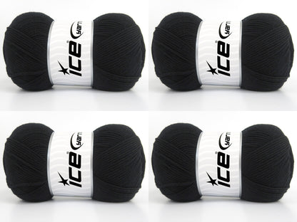 Justin Merino Extrafine Black fnt2-85010