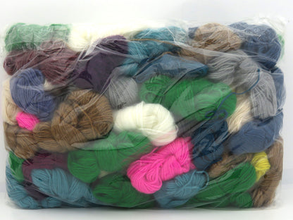 Mixed Lot Multicolor Leftover Yarns fnt2-85014