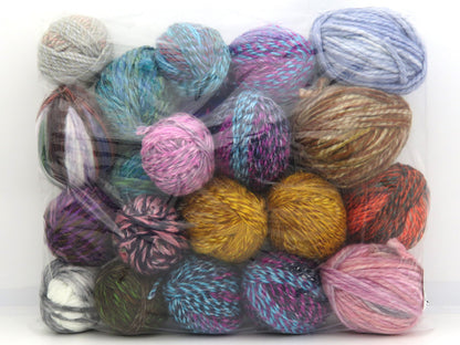 Mixed Lot Multicolor Leftover Yarns fnt2-85021