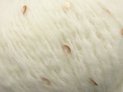 Mohair Paillette White fnt2-85050