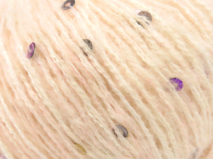 Mohair Paillette Powder Pink fnt2-85053