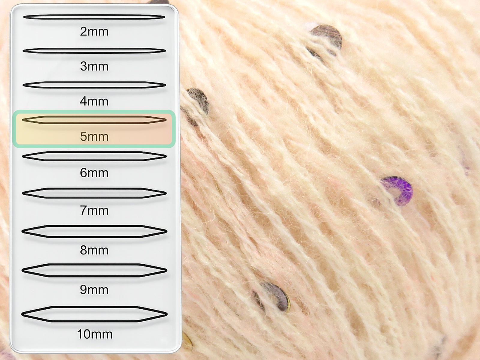 Mohair Paillette Powder Pink fnt2-85053