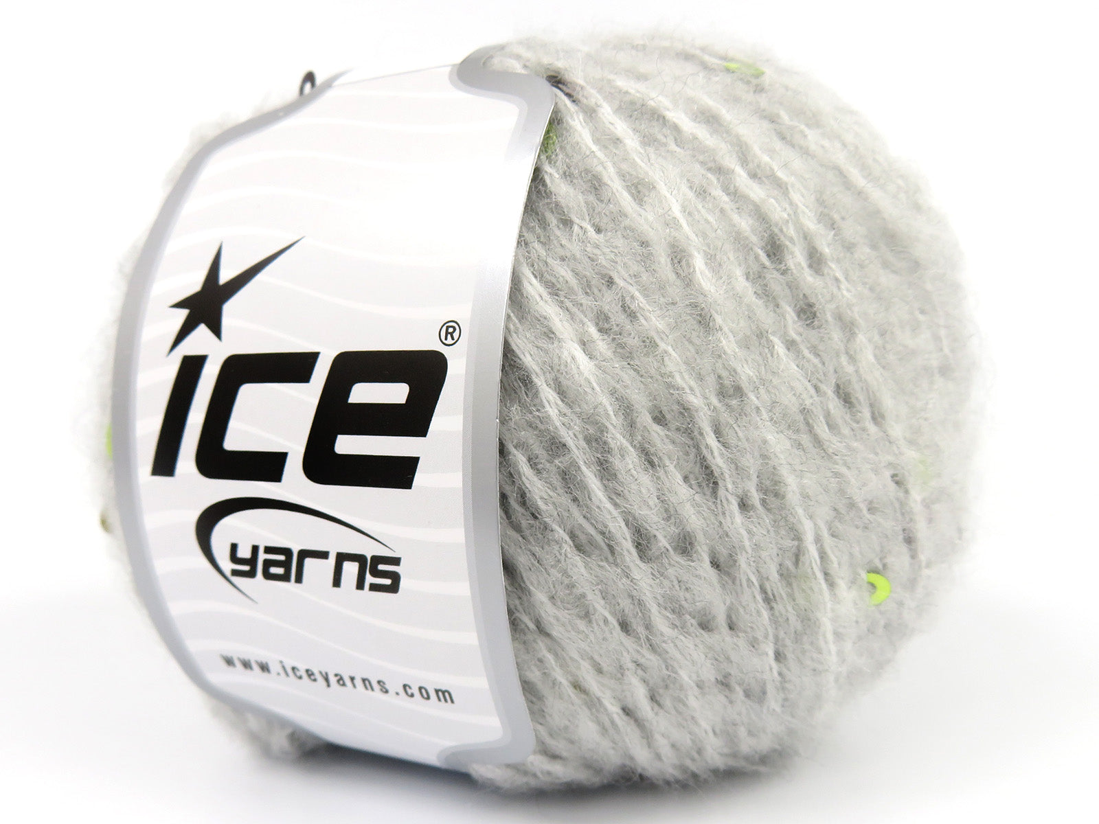 Mohair Wool Paillette Light Grey fnt2-85059