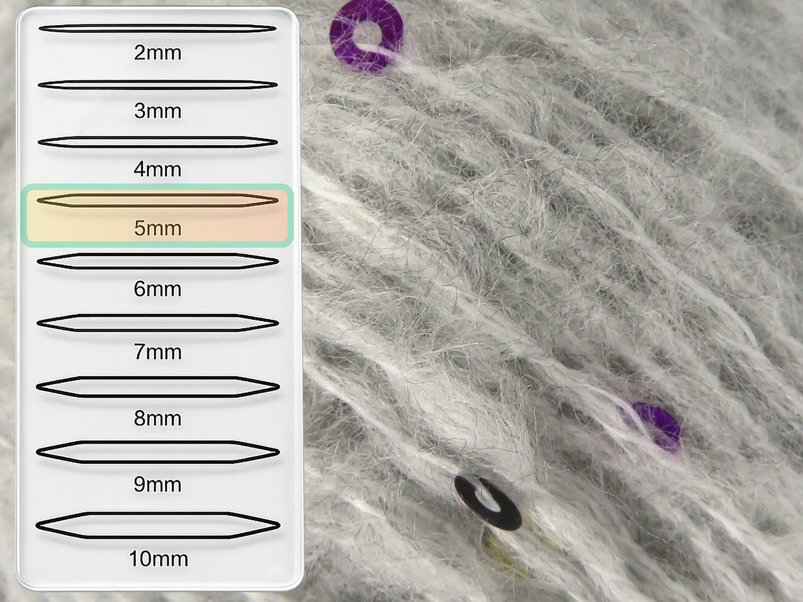 Mohair Wool Paillette Light Grey fnt2-85059