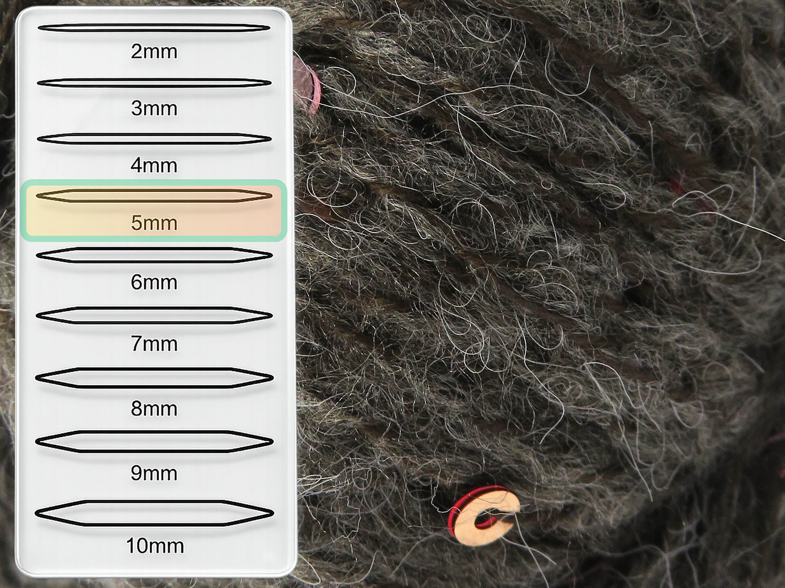 Mohair Wool Paillette Brown fnt2-85060