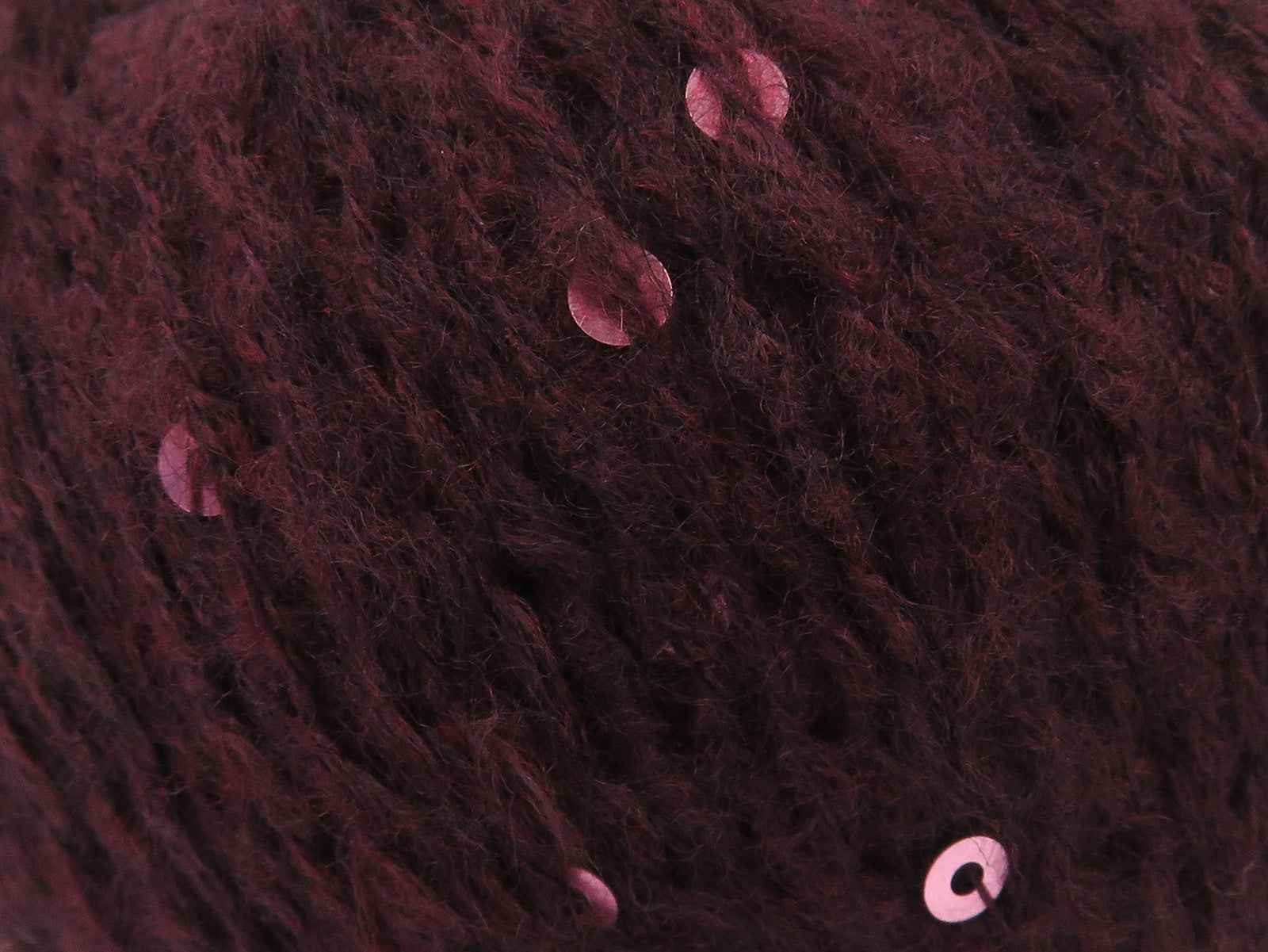 Mohair Wool Paillette Maroon fnt2-85062